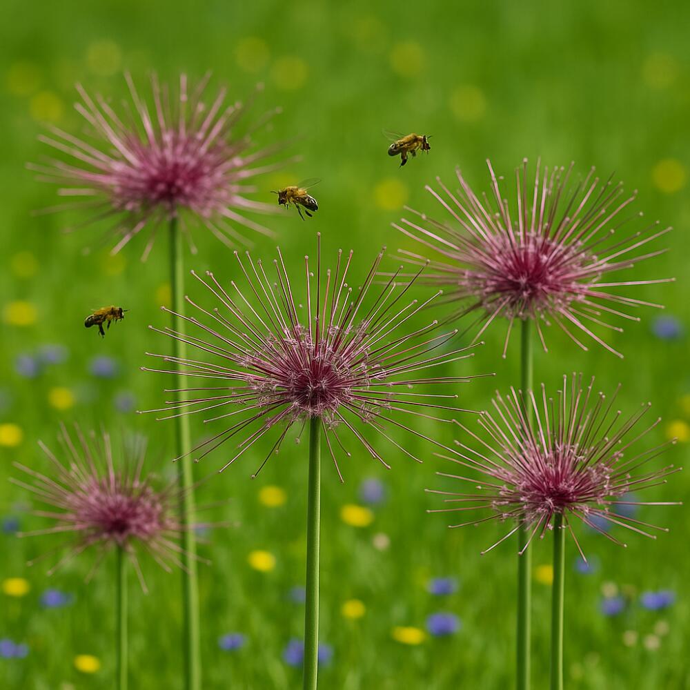 Original-Shopaufnahme: Exotenherz Blumenzwiebeln - Zierlauch Allium schubertii (5 Stück)