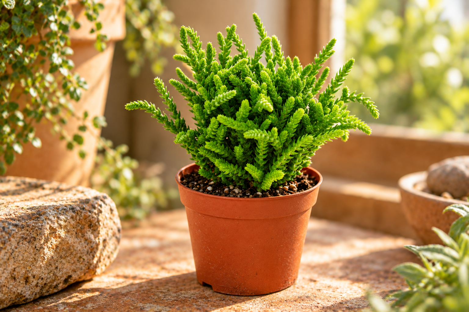 KI-gestaltete zweite Ansicht von Crassula lycopodioides