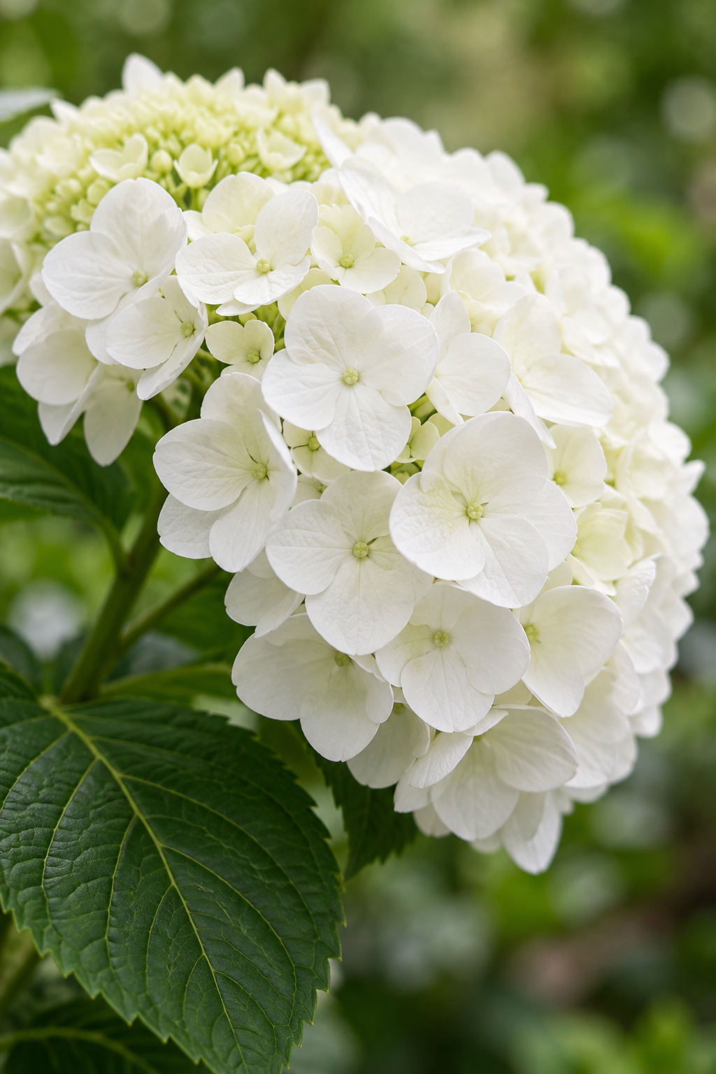 AI-created Forever & Ever White – Rojojo flower detail