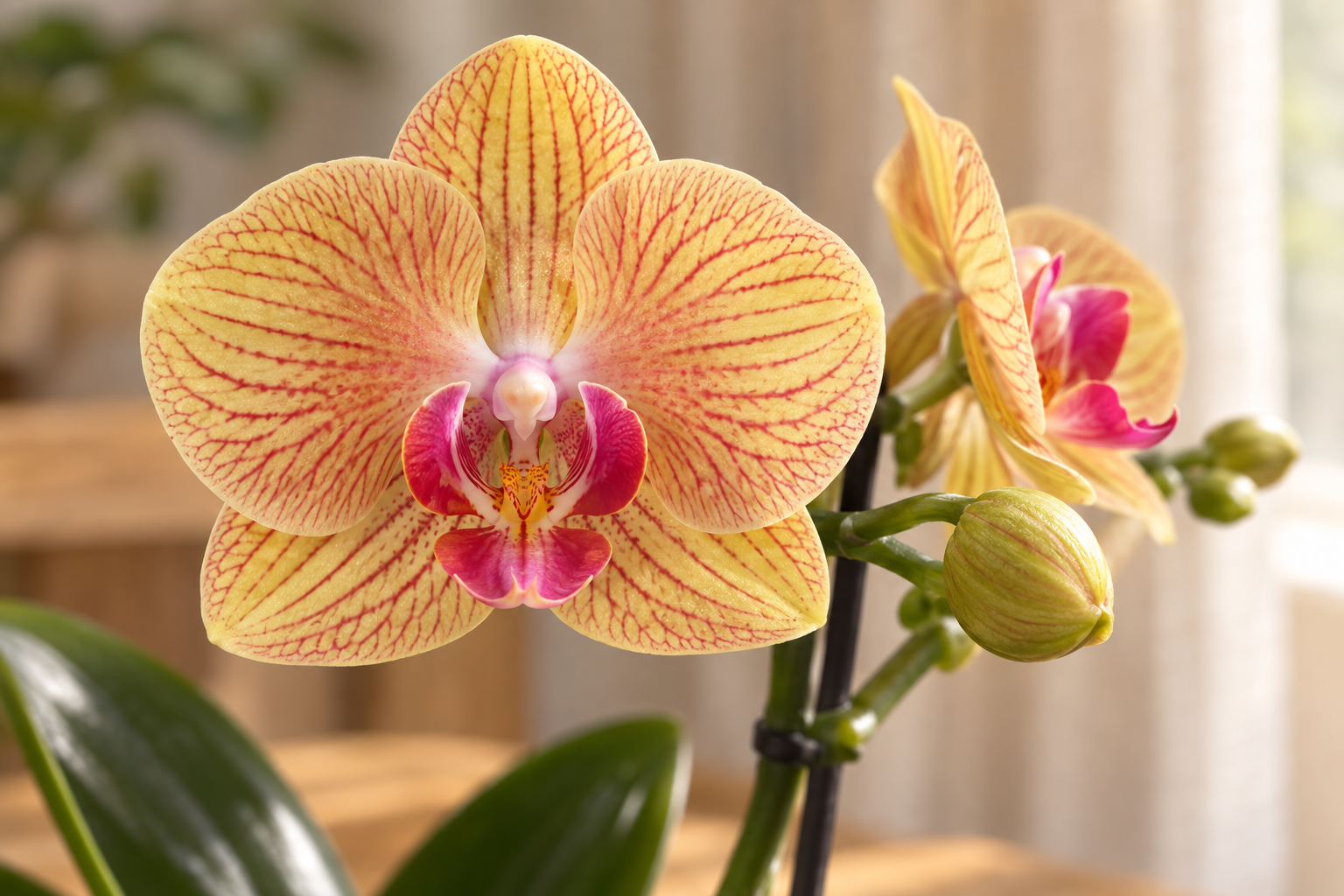 KI-gestaltete Detailansicht: Phalaenopsis Jamaica