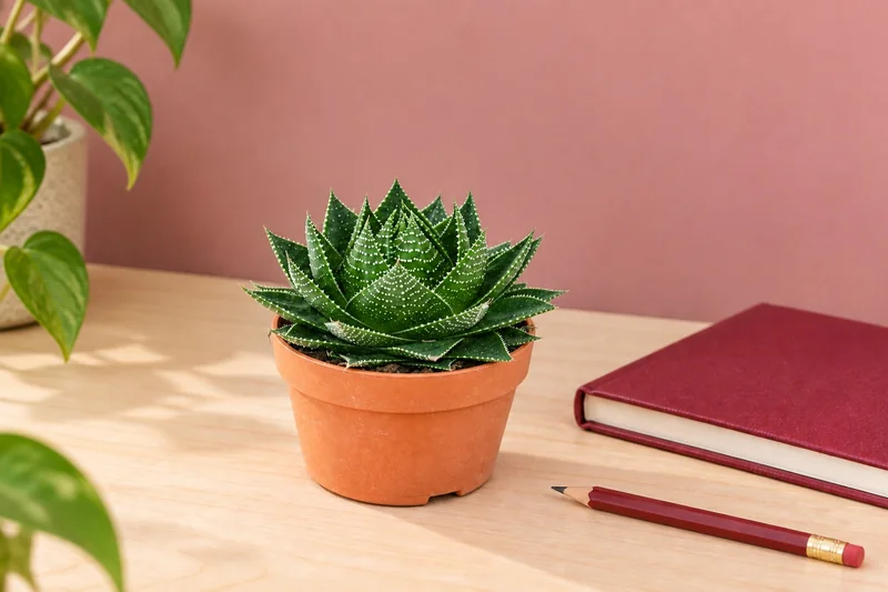 Kugel-Aloe Cosmo in einer KI-gestalteten Szene nach dem Original-Shopbild