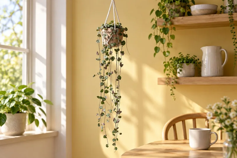 Leuchterblume in einer KI-gestalteten Szene nach dem Original-Shopbild