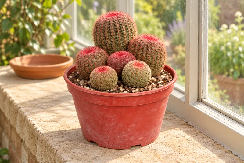 Echinocereus rubispinus in einer hellen, zur Liefergröße passenden Szene
