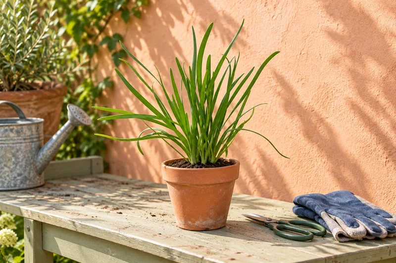 Gartenknofi in einer KI-gestalteten Szene nach dem Original-Shopbild
