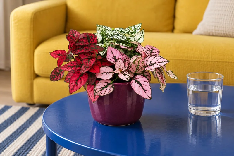 Punktblume in einer KI-gestalteten Szene nach dem Original-Shopbild