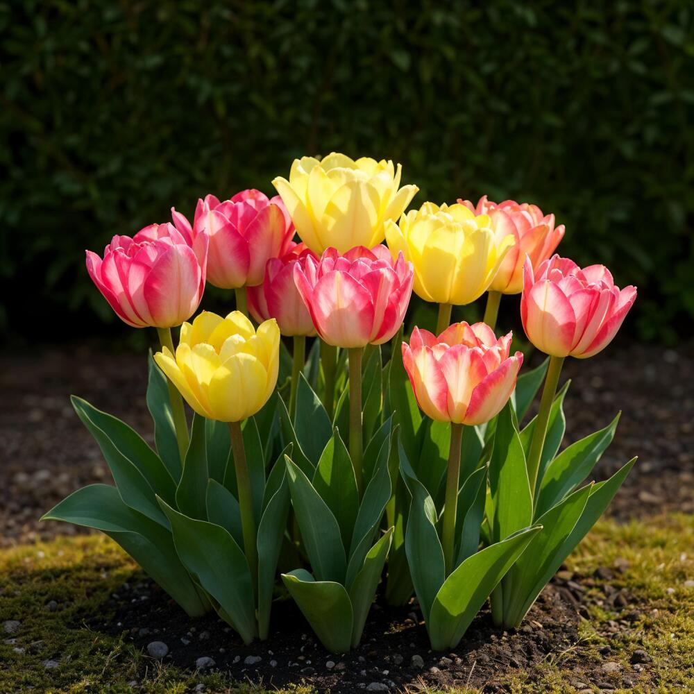 Original-Shopaufnahme: Exotenherz Blumenzwiebeln - Tulpen Tulipa Foxtrot Mix (12 Stück) Durchmesser 11-12cm